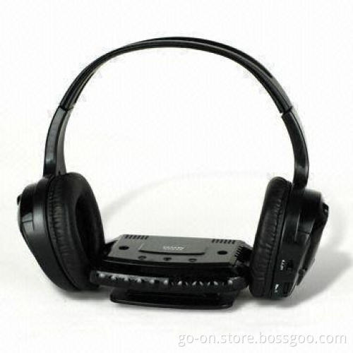 Wireless Headphone with UHF 863MHz Band Frequency, Audio Input Jack for MP3